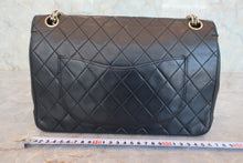 將圖片載入圖庫檢視器 CHANEL/シャネル マトラッセWフラップWチェーンショルダーバッグ ラムスキン ブラック/ゴールド金具 ショルダーバッグ 800060219