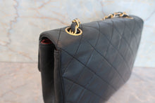 Load image into Gallery viewer, CHANEL Mini Matelasse single flap chain shoulder bag Lambskin Black/Gold hadware Shoulder bag 700090054