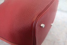 將圖片載入圖庫檢視器 HERMES/エルメス ピコタンロックGM トリヨンクレマンス/ヴォースイフト ルージュアッシュ/ブリック □R刻印 ハンドバッグ 800020127