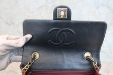 Load image into Gallery viewer, CHANEL Mini Matelasse single flap chain shoulder bag Lambskin Black/Gold hadware Shoulder bag 800020241