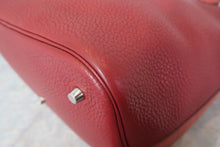 將圖片載入圖庫檢視器 HERMES/エルメス ピコタンロックGM トリヨンクレマンス/ヴォースイフト ルージュアッシュ/ブリック □R刻印 ハンドバッグ 800020127