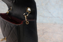 Load image into Gallery viewer, CHANEL Mini Matelasse single flap chain shoulder bag Lambskin Black/Gold hadware Shoulder bag 800020241