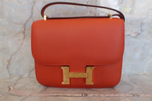 将图片加载到图库查看器,HERMES CONSTANCE3 MINI Epsom leather Capucine Z刻印 Shoulder bag 500090219