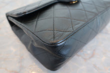 Load image into Gallery viewer, CHANEL Mini Matelasse single flap chain shoulder bag Lambskin Black/Gold hadware Shoulder bag 700090054