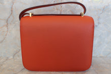 将图片加载到图库查看器,HERMES CONSTANCE3 MINI Epsom leather Capucine Z刻印 Shoulder bag 500090219