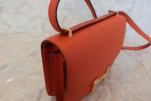 将图片加载到图库查看器,HERMES CONSTANCE3 MINI Epsom leather Capucine Z刻印 Shoulder bag 500090219