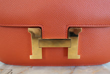 将图片加载到图库查看器,HERMES CONSTANCE3 MINI Epsom leather Capucine Z刻印 Shoulder bag 500090219