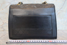 画像をギャラリービューアに読み込む, CHANEL/シャネル 2.55台形チェーンショルダーバッグ ラムスキン ブラック/ゴールド金具 ショルダーバッグ 700100111