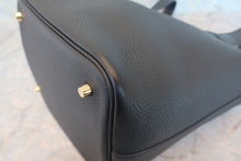 Load image into Gallery viewer, HERMES PICOTIN LOCK MM Clemence leather Black C Engraving Hand bag 800090077