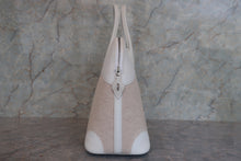 画像をギャラリービューアに読み込む, HERMES/エルメス ボリード35 トワルアッシュ/レザー ベージュ/ホワイト □G刻印 ショルダーバッグ 700090172