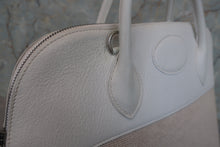 画像をギャラリービューアに読み込む, HERMES/エルメス ボリード35 トワルアッシュ/レザー ベージュ/ホワイト □G刻印 ショルダーバッグ 700090172