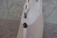 画像をギャラリービューアに読み込む, HERMES/エルメス ボリード35 トワルアッシュ/レザー ベージュ/ホワイト □G刻印 ショルダーバッグ 700090172