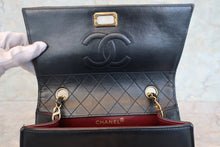 画像をギャラリービューアに読み込む, CHANEL/シャネル 2.55台形チェーンショルダーバッグ ラムスキン ブラック/ゴールド金具 ショルダーバッグ 700100111
