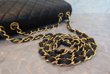 Load image into Gallery viewer, CHANEL Medium Matelasse single flap chain shoulder bag Lambskin Navy/Gold hadware Shoulder bag 700090075