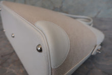 画像をギャラリービューアに読み込む, HERMES/エルメス ボリード35 トワルアッシュ/レザー ベージュ/ホワイト □G刻印 ショルダーバッグ 700090172