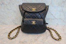 画像をギャラリービューアに読み込む, CHANEL/シャネル マトラッセチェーンリュック ラムスキン ブラック/ゴールド金具 リュック 800030171