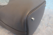 Load image into Gallery viewer, HERMES PICOTIN LOCK MM Clemence leather Etain C Engraving Hand bag 800090083