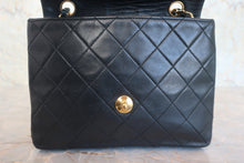 画像をギャラリービューアに読み込む, CHANEL/シャネル ミニマトラッセシングルフラップチェーンショルダーバッグ ラムスキン ブラック/ゴールド金具 ショルダーバッグ 800020086