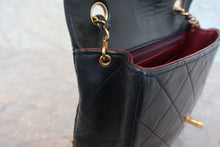 画像をギャラリービューアに読み込む, CHANEL/シャネル ミニマトラッセシングルフラップチェーンショルダーバッグ ラムスキン ブラック/ゴールド金具 ショルダーバッグ 800020086
