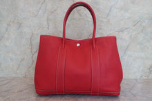 将图片加载到图库查看器,HERMES GARDEN PARTY PM Negonda leather Rouge □L刻印 Tote bag 700120106