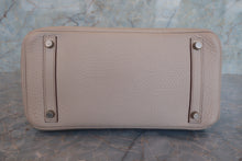 Load image into Gallery viewer, HERMES BIRKIN 30 Clemence leather Beige □H Engraving Hand bag 700070091