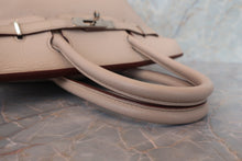 Load image into Gallery viewer, HERMES BIRKIN 30 Clemence leather Beige □H Engraving Hand bag 700070091