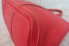 将图片加载到图库查看器,HERMES GARDEN PARTY PM Negonda leather Rouge □L刻印 Tote bag 700120106