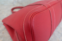 将图片加载到图库查看器,HERMES GARDEN PARTY PM Negonda leather Rouge □L刻印 Tote bag 700120106