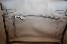 Load image into Gallery viewer, HERMES BIRKIN 30 Clemence leather Beige □H Engraving Hand bag 700070091