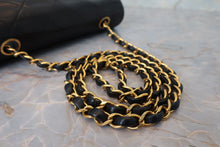 Load image into Gallery viewer, CHANEL Matelasse chain shoulder bag Lambskin Black/Gold hadware Shoulder bag 700120013