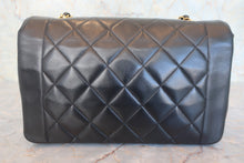 画像をギャラリービューアに読み込む, CHANEL/シャネル ダイアナマトラッセチェーンショルダーバッグ ラムスキン ブラック/ゴールド金具 ショルダーバッグ 800020113