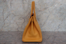 Load image into Gallery viewer, HERMES BIRKIN 30 Graine Couchevel leather Jaune □C Engraving Hand bag 700110175