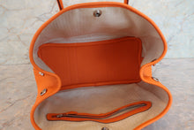 將圖片載入圖庫檢視器 HERMES/エルメス ガーデンパーティTPM ネゴンダ オレンジ □N刻印 トートバッグ 700090077