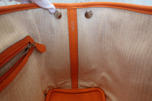 將圖片載入圖庫檢視器 HERMES/エルメス ガーデンパーティTPM ネゴンダ オレンジ □N刻印 トートバッグ 700090077