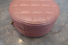 画像をギャラリービューアに読み込む, CHANEL/シャネル マトラッセラウンドチェーンショルダーバッグ キャビアスキン ピンク/ゴールド金具 ショルダーバッグ 800030209