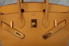 Load image into Gallery viewer, HERMES BIRKIN 30 Graine Couchevel leather Jaune □C Engraving Hand bag 700110175
