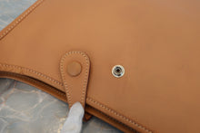 将图片加载到图库查看器,HERMES EVELYNE1 PM Box carf leather Natural □D刻印 Shoulder bag 800050027