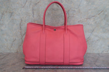 将图片加载到图库查看器,HERMES GARDEN PARTY PM Epsom leather Rose azalee X刻印 Tote bag 700120183