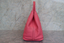 将图片加载到图库查看器,HERMES GARDEN PARTY PM Epsom leather Rose azalee X刻印 Tote bag 700120183