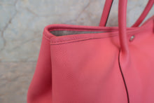 将图片加载到图库查看器,HERMES GARDEN PARTY PM Epsom leather Rose azalee X刻印 Tote bag 700120183