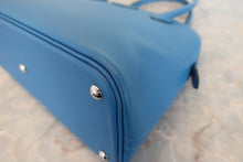 画像をギャラリービューアに読み込む, HERMES/エルメス ボリード27 ヴォーエプソン ブルーザンジバル Z刻印 ショルダーバッグ 700080048