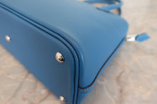 画像をギャラリービューアに読み込む, HERMES/エルメス ボリード27 ヴォーエプソン ブルーザンジバル Z刻印 ショルダーバッグ 700080048