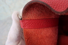 将图片加载到图库查看器,HERMES PICOTIN LOCK MM Clemence leather Rouge casaque X刻印 Hand bag 700100141