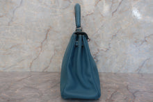 Load image into Gallery viewer, HERMES KELLY 25 Swift leather Blue jean □L Engraving Shoulder bag 600090205