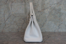 画像をギャラリービューアに読み込む, HERMES/エルメス バーキン30 ヴォーエプソン ホワイト □L刻印 ハンドバッグ 700040012