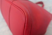 将图片加载到图库查看器,HERMES GARDEN PARTY PM Negonda leather Rouge casaque □Q刻印 Tote bag 700120185