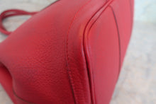 将图片加载到图库查看器,HERMES GARDEN PARTY PM Negonda leather Rouge casaque □Q刻印 Tote bag 700120185