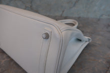 画像をギャラリービューアに読み込む, HERMES/エルメス バーキン30 ヴォーエプソン ホワイト □L刻印 ハンドバッグ 700040012