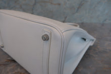 画像をギャラリービューアに読み込む, HERMES/エルメス バーキン30 ヴォーエプソン ホワイト □L刻印 ハンドバッグ 700040012