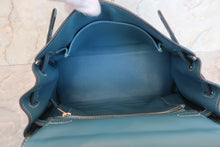 Load image into Gallery viewer, HERMES KELLY 25 Swift leather Blue jean □L Engraving Shoulder bag 600090205